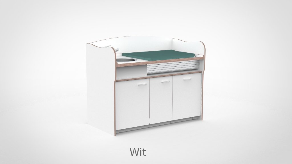 Commode 155cm meeliftend sanitair deuren - Afbeelding 27