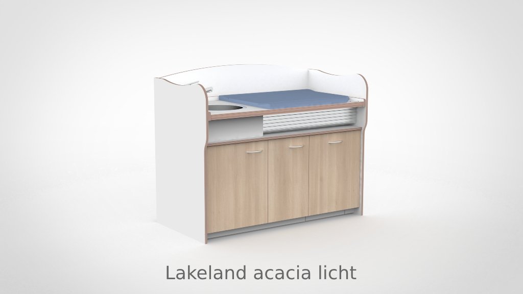 Commode 155cm meeliftend sanitair deuren - Afbeelding 5