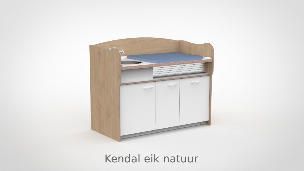 Commode 155cm meeliftend sanitair deuren - Afbeelding 17