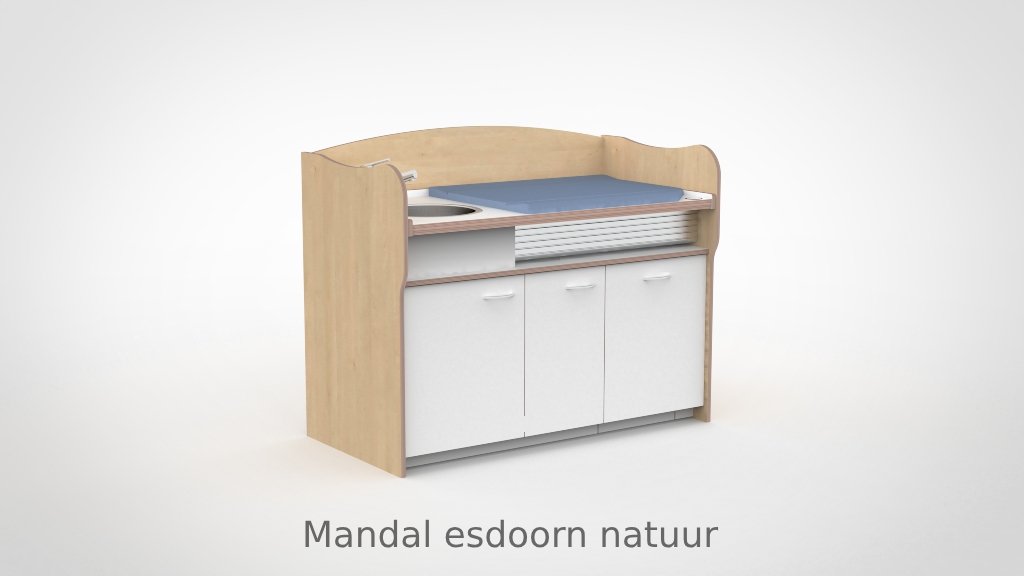 Commode 155cm meeliftend sanitair deuren - Afbeelding 18