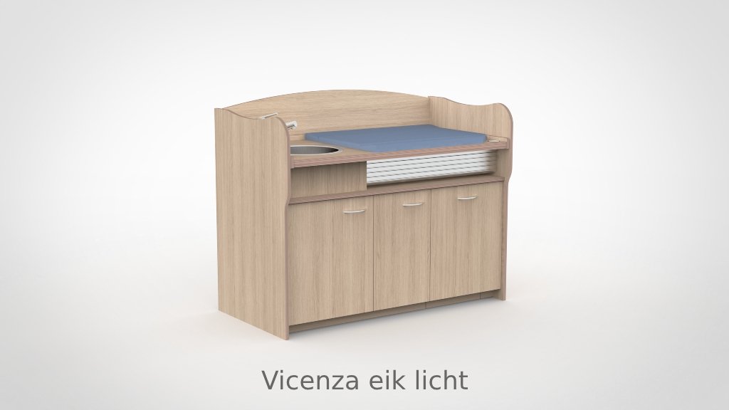 Commode 155cm meeliftend sanitair deuren - Afbeelding 24