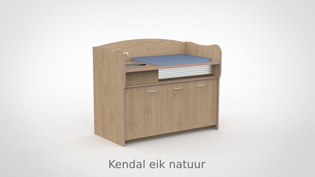 Commode 155cm meeliftend sanitair deuren - Afbeelding 25