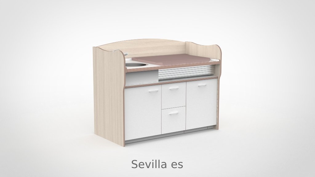 Commode 155cm meeliftend sanitair 2 lades - Afbeelding 12