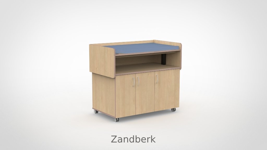 Verrijdbare commode 125 cm - Afbeelding 12