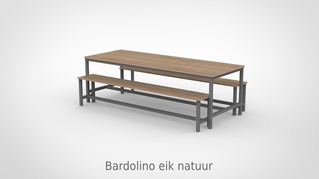 BSO Tafel 240 met stalen frame - Afbeelding 13