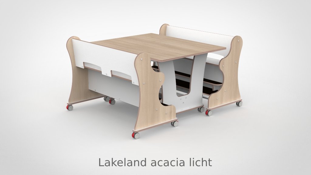 Ergocombi dubbel 100x120 met extra voetensteun en magneten - Afbeelding 8