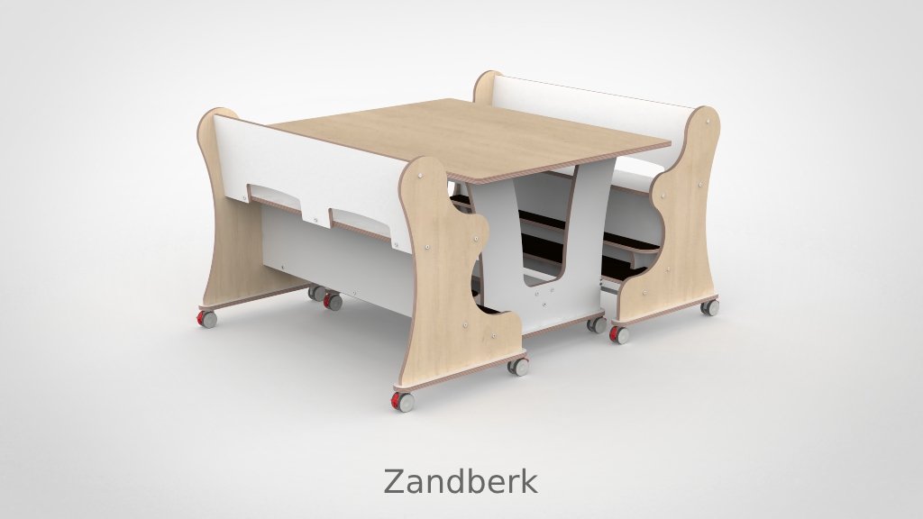 Ergocombi dubbel 100x120 met extra voetensteun en magneten - Afbeelding 3