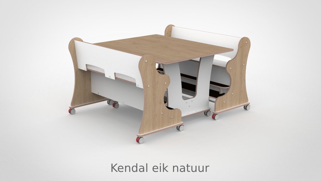 Ergocombi dubbel 100x120 met extra voetensteun en magneten - Afbeelding 6