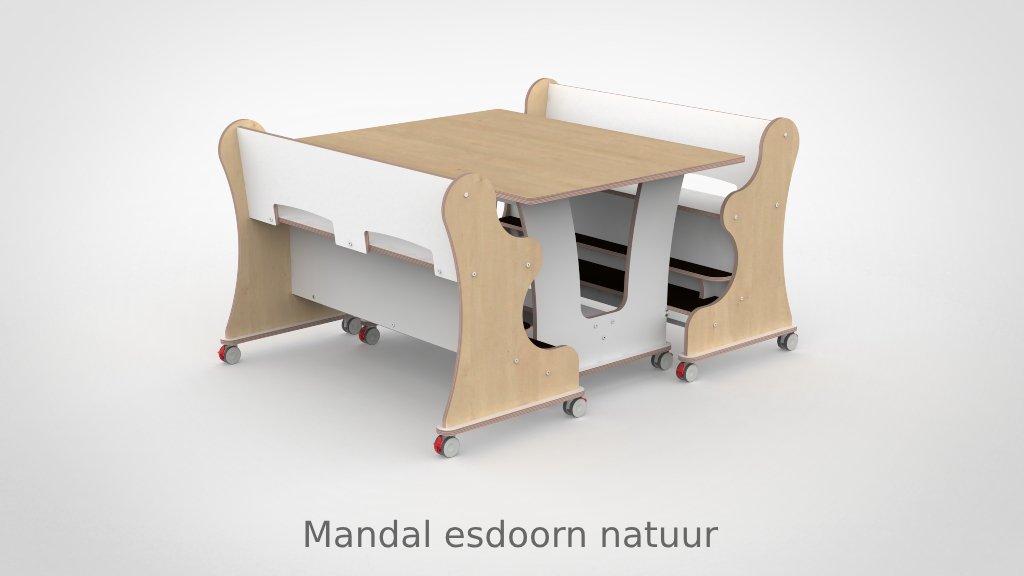 Ergocombi dubbel 100x120 met extra voetensteun en magneten - Afbeelding 7