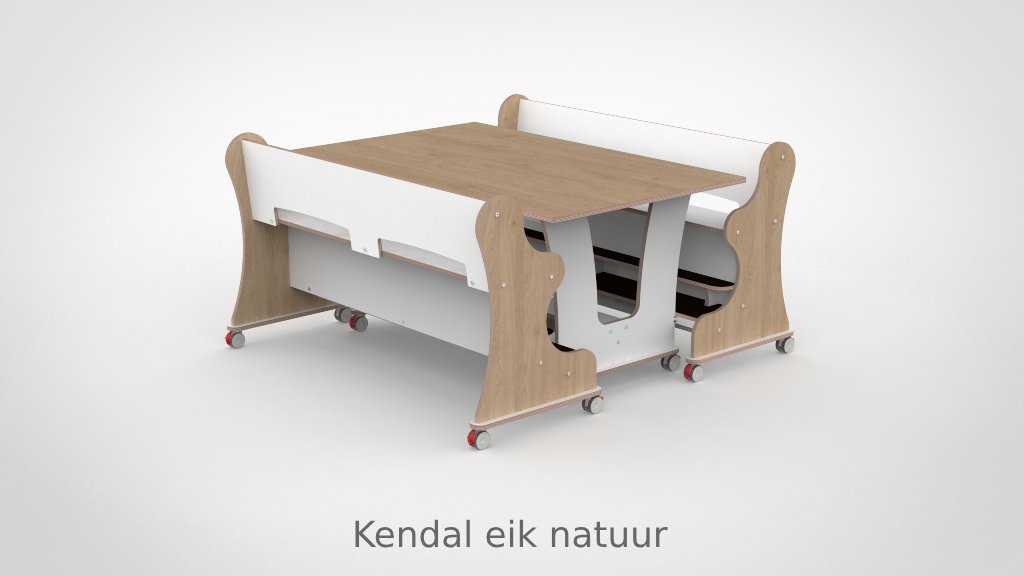 Ergocombi dubbel 100x150 met extra voetensteun en magneten - Afbeelding 7