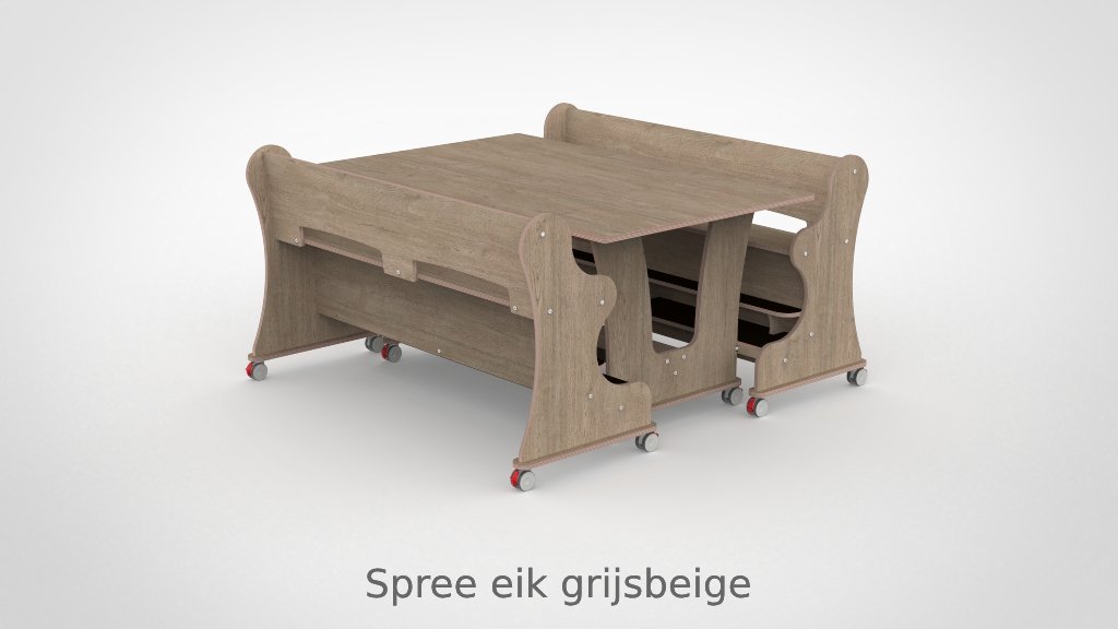 Ergocombi dubbel 100x150 met extra voetensteun en magneten - Afbeelding 12