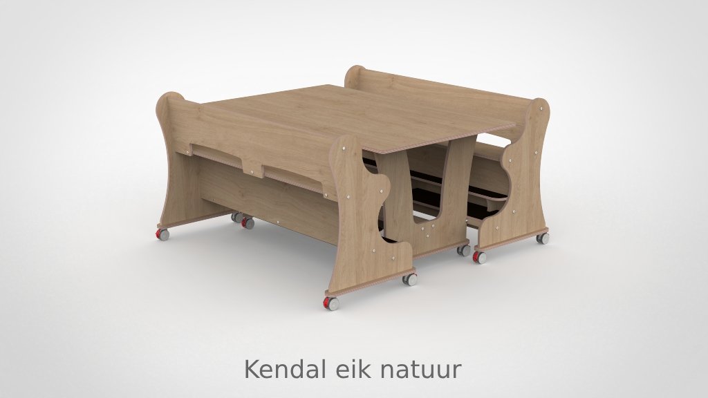 Ergocombi dubbel 100x150 met extra voetensteun en magneten - Afbeelding 15