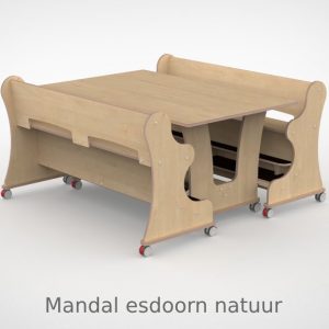 Ergocombi dubbel 100x150 met extra voetensteun en magneten