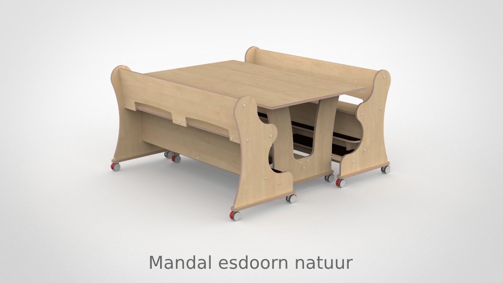 Ergocombi dubbel 100x150 met extra voetensteun en magneten