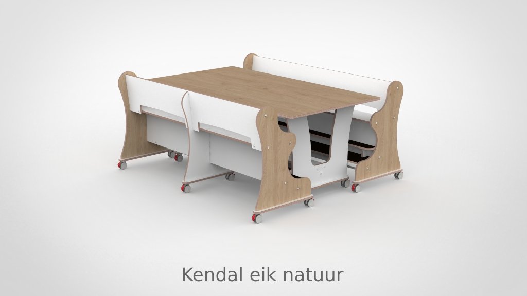 Ergocombi dubbel 100x180 met extra voetensteun en magneten - Afbeelding 6