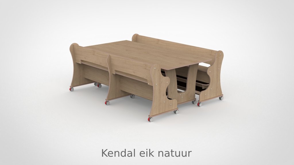 Ergocombi dubbel 100x210 met extra voetensteun en magneten - Afbeelding 16