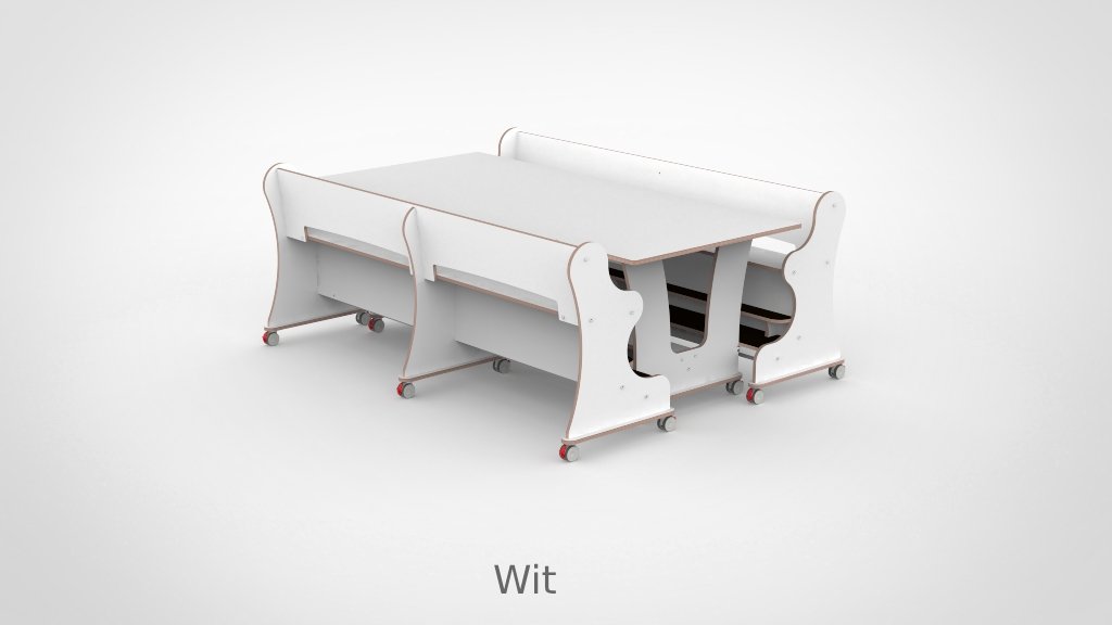 Ergocombi dubbel 100x180 met extra voetensteun en magneten - Afbeelding 18