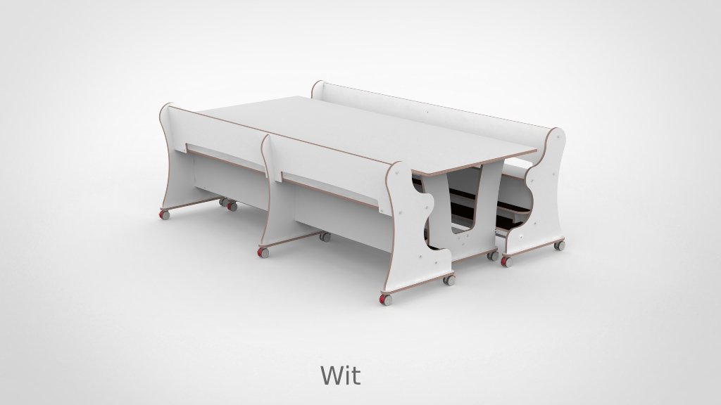 Ergocombi dubbel 100x240 met extra voetensteun en magneten - Afbeelding 18