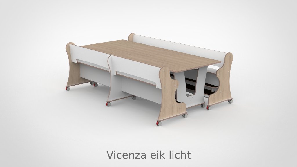 Ergocombi dubbel 100x240 met extra voetensteun en magneten - Afbeelding 8