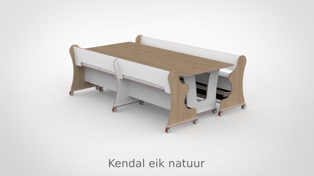 Ergocombi dubbel 100x240 met extra voetensteun en magneten - Afbeelding 6