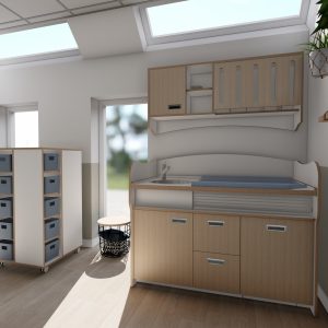 Mandjes Carrouselkast 5 hoog