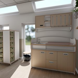 Mandjes Carrouselkast 6 hoog