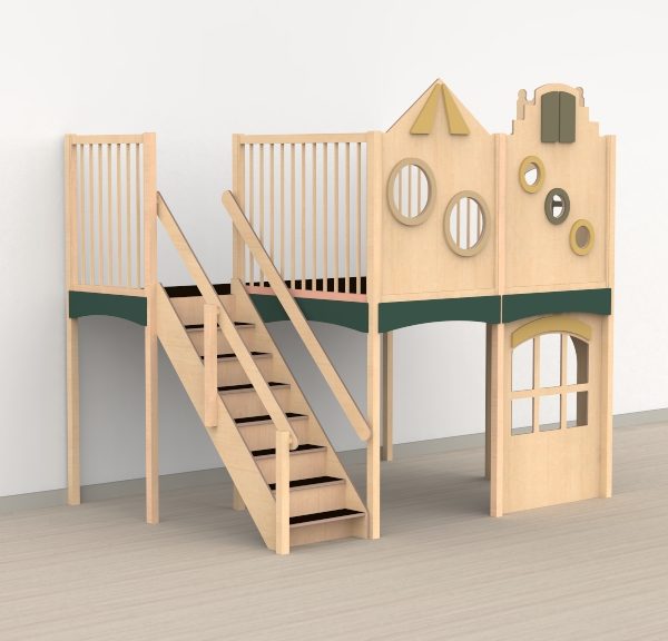 Oldschool speelwerkverdieping trap links 04