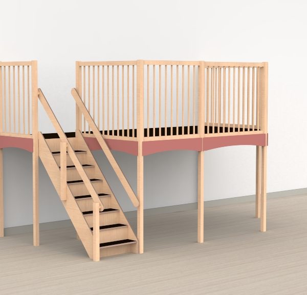 Oldschool speelwerkverdieping trap links 05