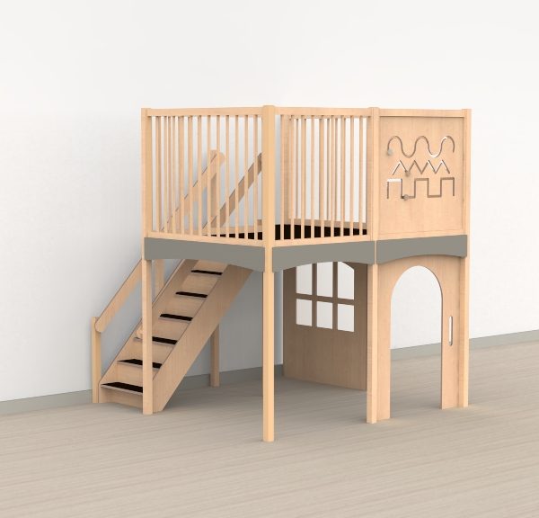 Oldschool speelwerkverdieping trap linksachter 04