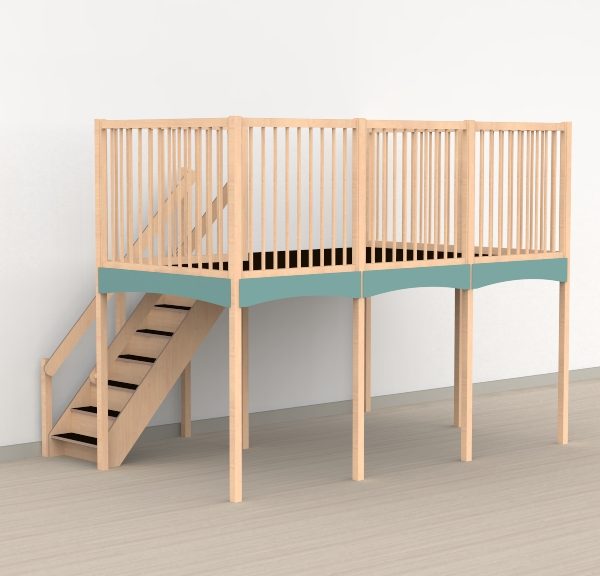 Oldschool Speelwerkverdieping trap links achter 01