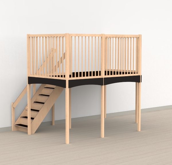 Oldschool speelwerkverdieping trap linksachter 05