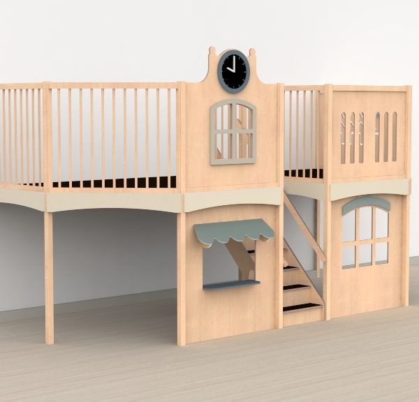 Oldschool speelwerkverdieping trap midden 06