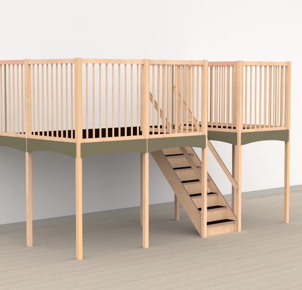 Oldschool speelwerkverdieping trap midden 01