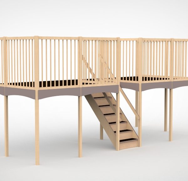 Oldschool speelwerkverdieping trap midden 03