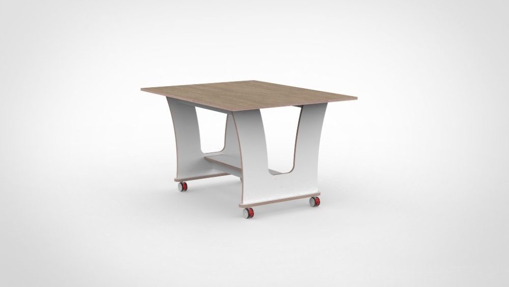 120123 Ergotafel 100×120 H1357 Spree eik grijsbeige Castilo Meubelmakers