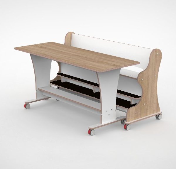 Ergocombi enkel 60x150 met extra voetensteun en magneten