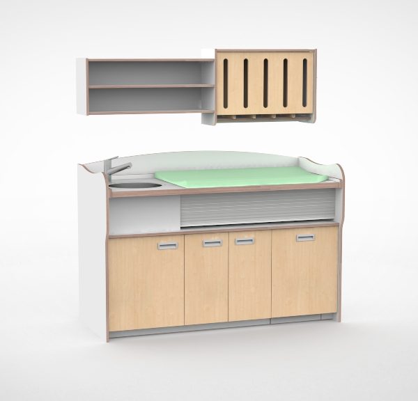 Luierdispenser 180 cm basic