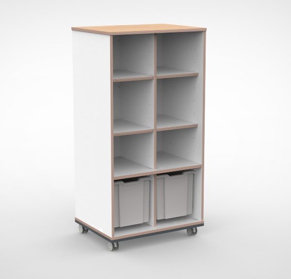 kast 2 kolommen H140 06