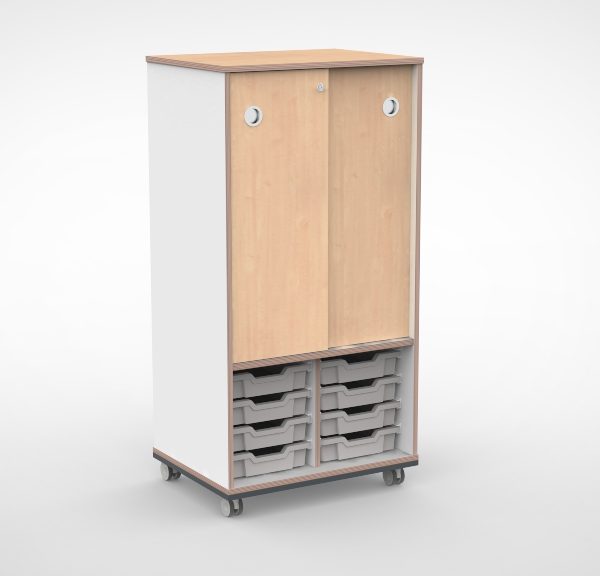 Kast 2 kolommen H140 03