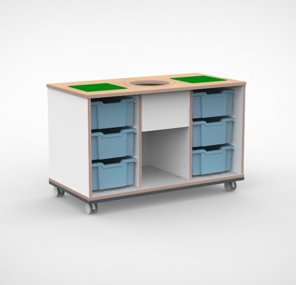 Kast 3 kolommen H67,5 09