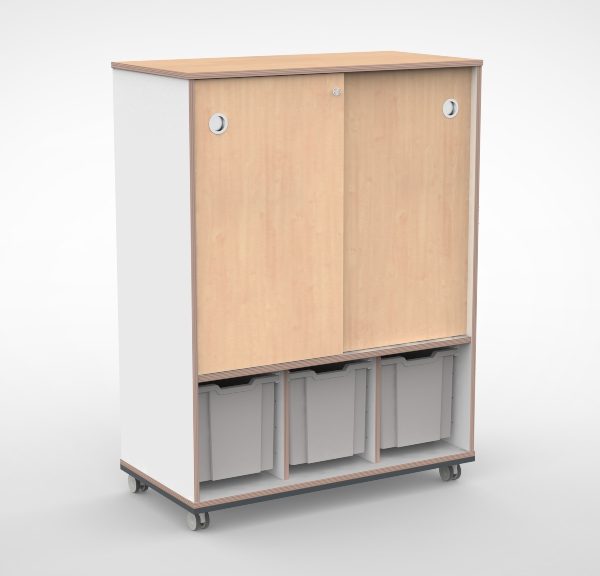 Kast 3 kolommen H140 01