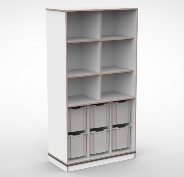 Kast 3 kolommen H200 06