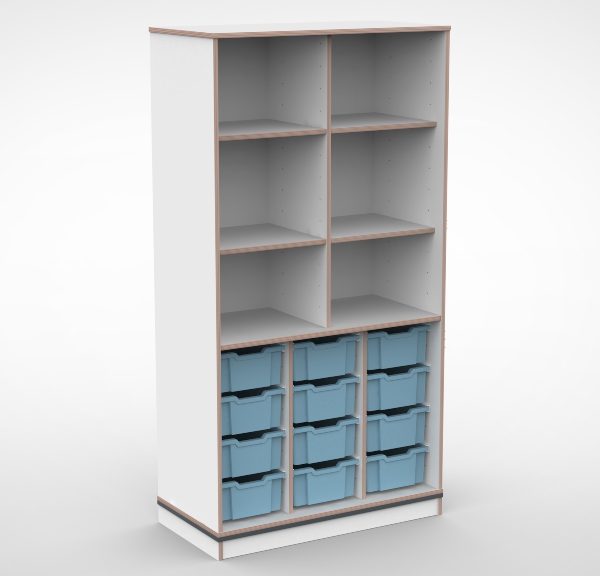 Kast 3 kolommen H200 07