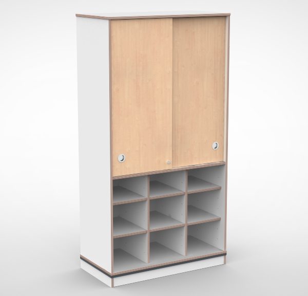 Kast 3 kolommen H200 05