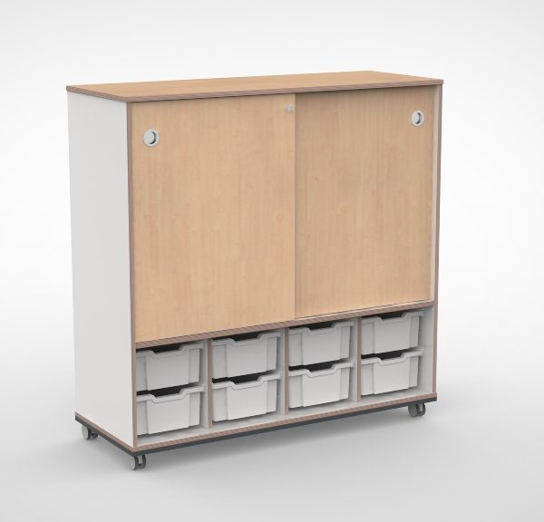 Kast 4 kolommen H140 02
