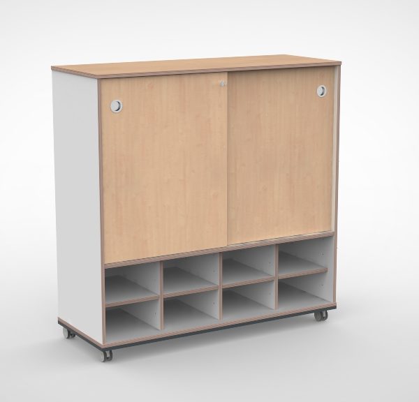 Kast 4 kolommen H140 05