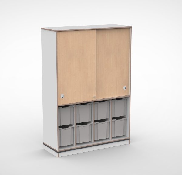 Kast 4 kolommen H200 01