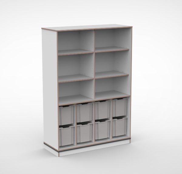 Kast 4 kolommen H200 06