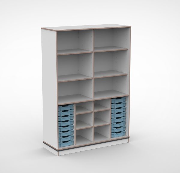 Kast 4 kolommen H200 08