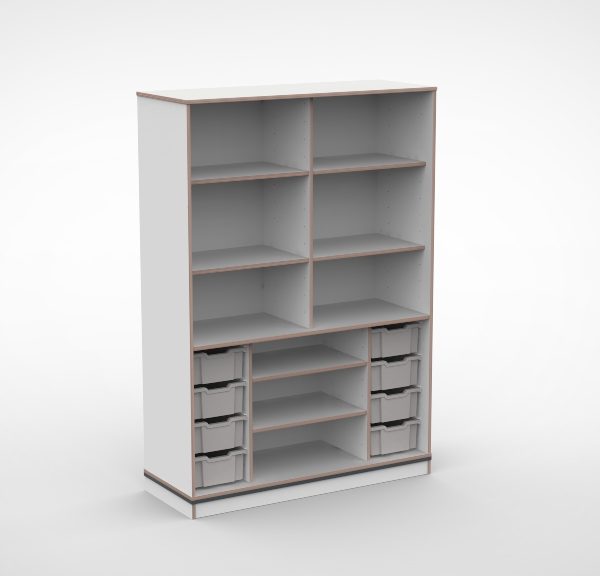 Kast 4 kolommen H200 09